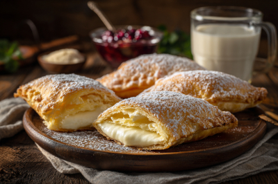 Обычные ватрушки больше не пеку: нашла рецепт творожных конвертиков с яблоком &mdash; нежнее и воздушнее