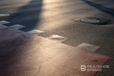 В районе Деревни Универсиады в Казани затопило дорогу