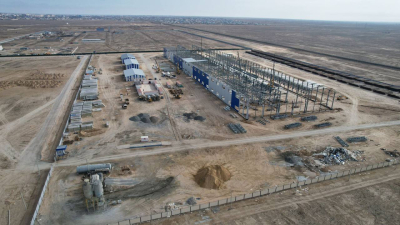 В Жанаозене строится завод по производству насосов
