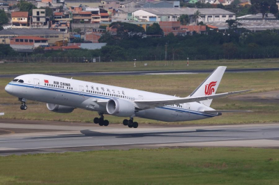 Air China возобновляет рейс Пекин-Мадрид-Сан-Паулу