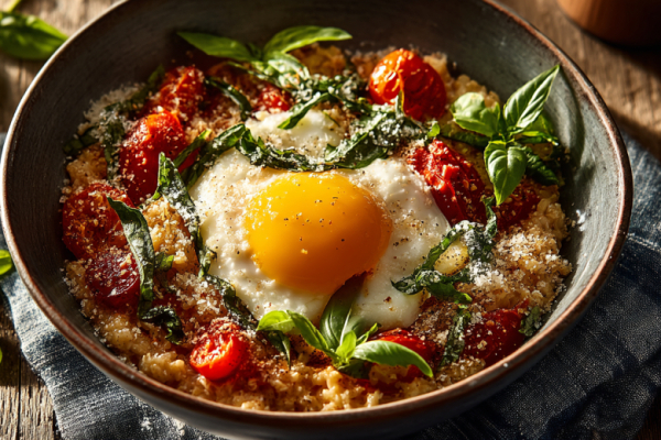 На завтрак или ужин: овсянка с жареными томатами &mdash; сочетание, которое меняет представление о кашах