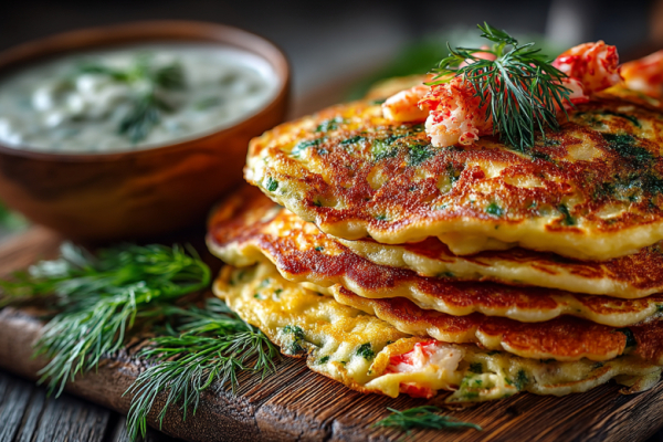 Блинчики с крабовыми палочками внутри: готовлю &laquo;краблинчики&raquo; &mdash; необычно, вкусно, все в восторге! Подаю со сметанно-чесночным соусом