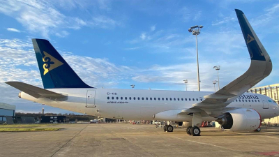 Air Astana получила новый Airbus A320neo напрямую с завода во Франции