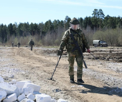 Инженеры Росгвардии готовятся к выполнению задач в зоне СВО