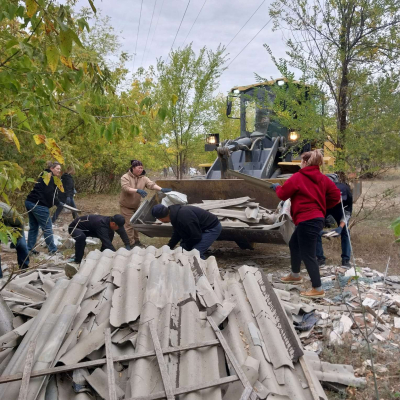 В Актобе в рамках Всемирного дня чистоты собрали более 40 тонн мусора
