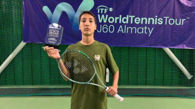 Теннисист Ансар Ниеткалиев выиграл три титула ITF Juniors подряд
