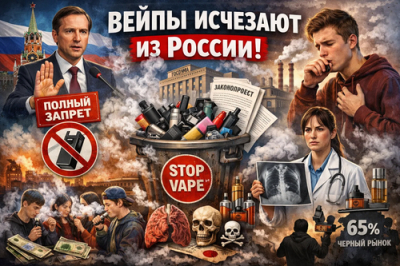 Вейпы окончательно исчезнут из России. Что об этом известно