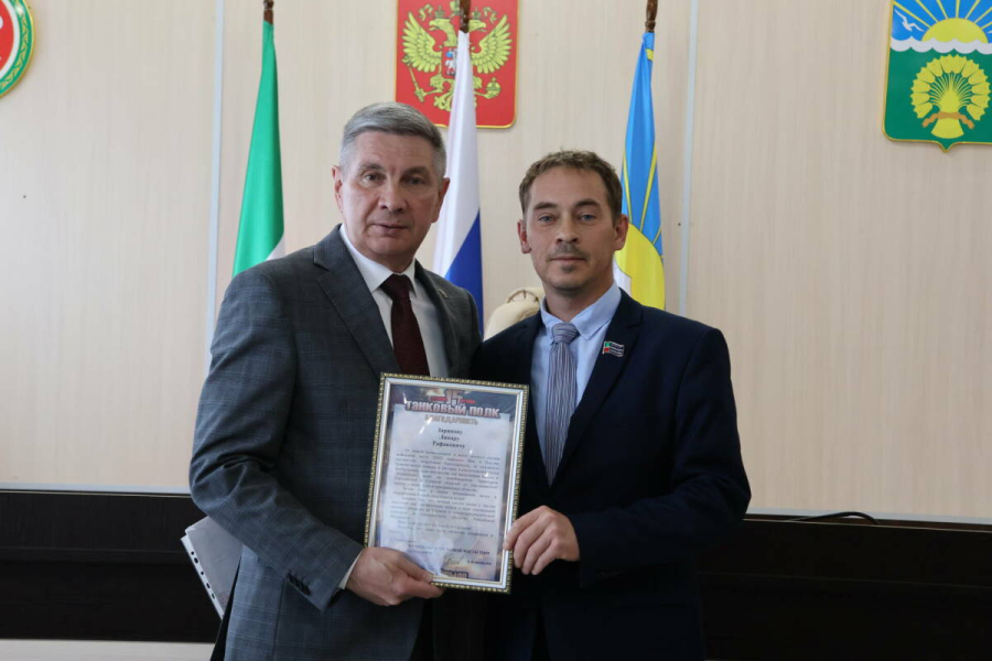 Командование войсковой части отметило вклад актанышцев в поддержку бойцов СВО